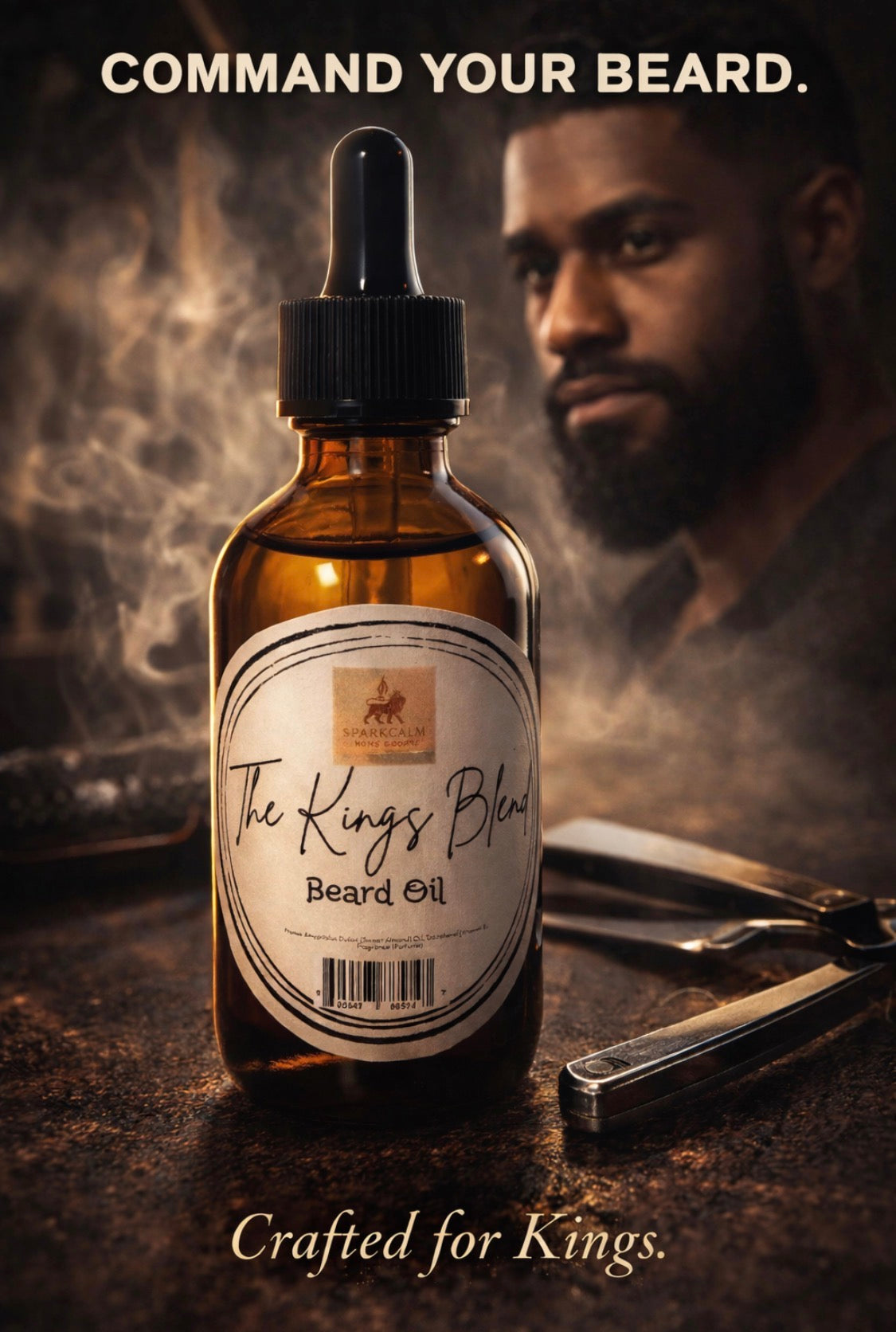 SparkCalm The Kings Blend Beard Oil
