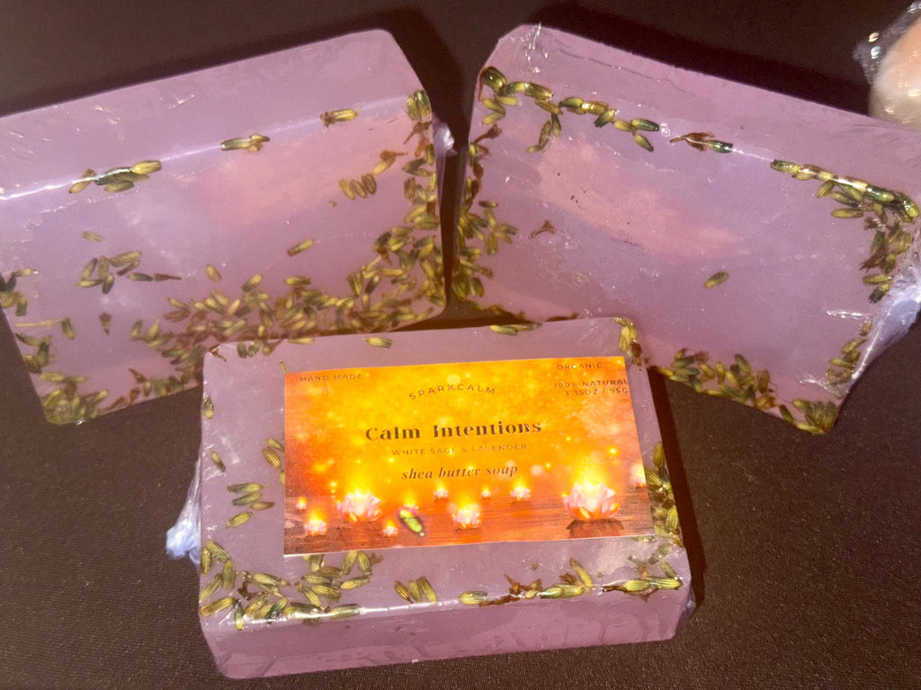 Calm Intentions – Handmade Lavender Shea Butter Soap