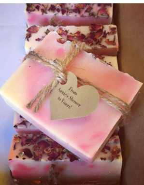 First Kiss – Handmade Rose Shea Butter Soap